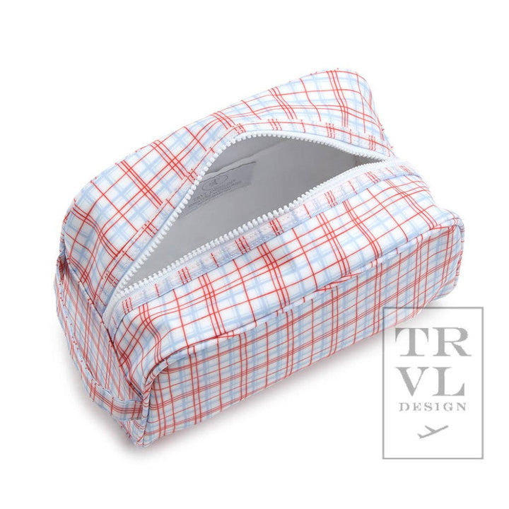 Stowaway - Toiletry Bag Classic Plaid Green