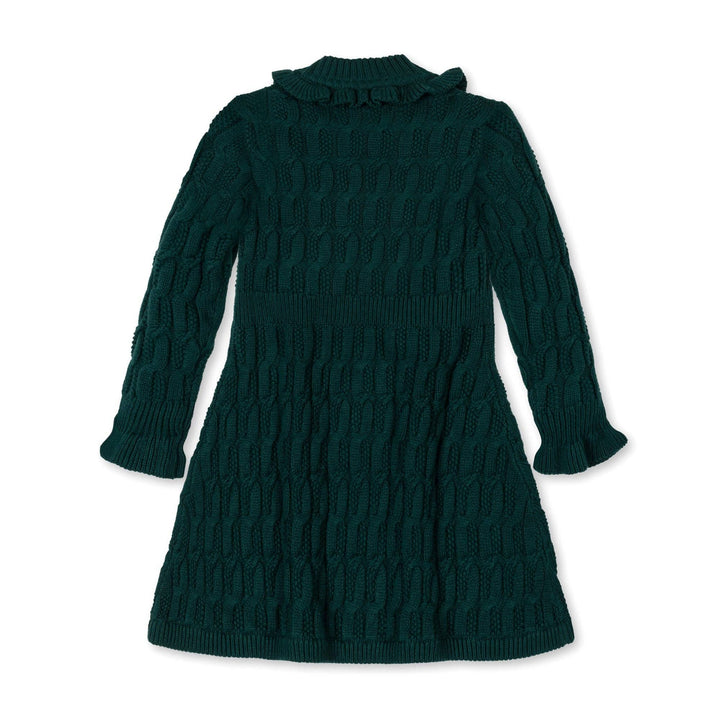Organic Ruffle Edge Sweater Dress