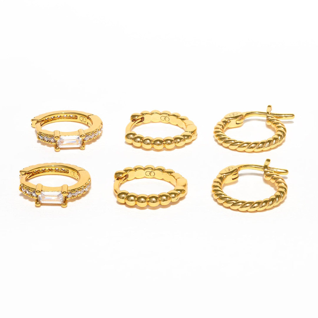 California Dreamin' Hoop Set: Gold