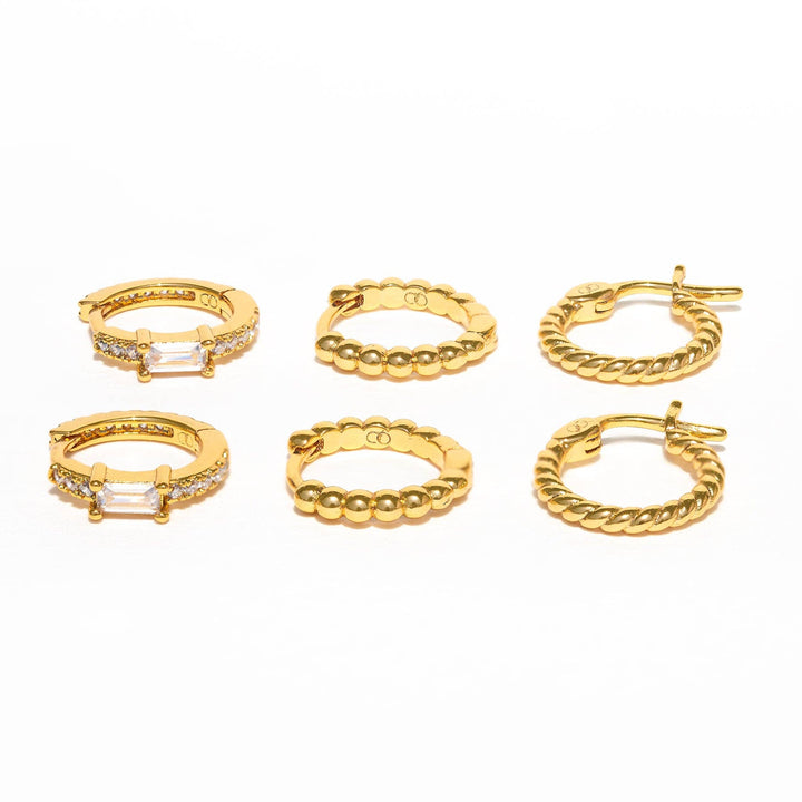 California Dreamin' Hoop Set: Gold