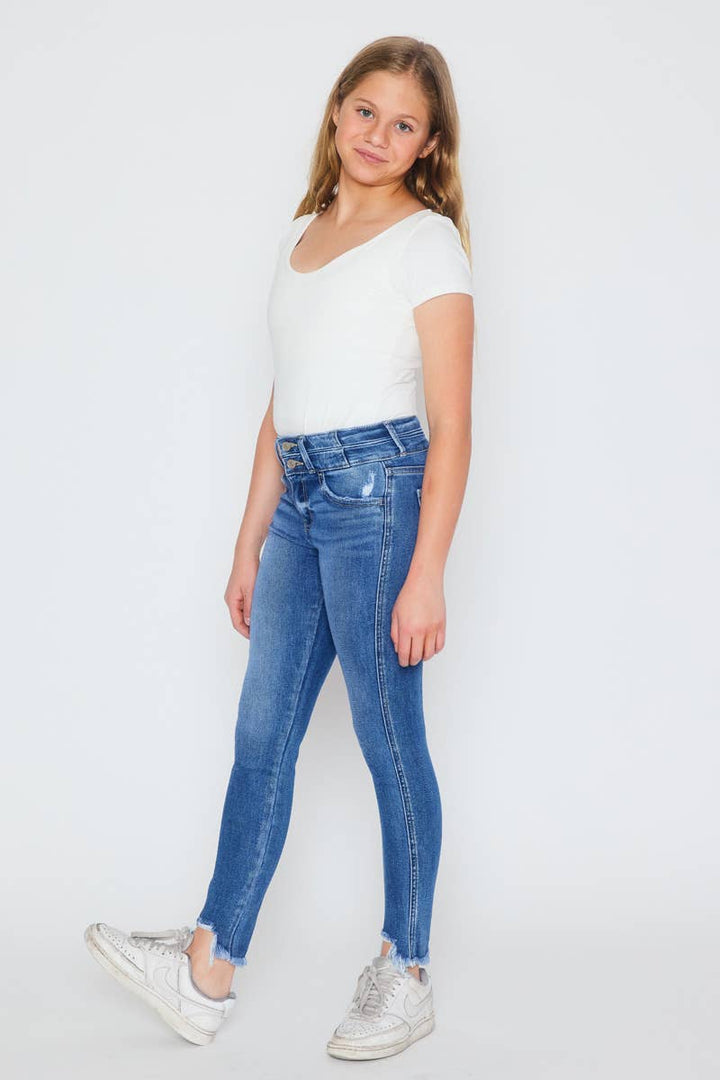 REESIE SLIM HIGH RISE ANKLE SKINNY JEANS
