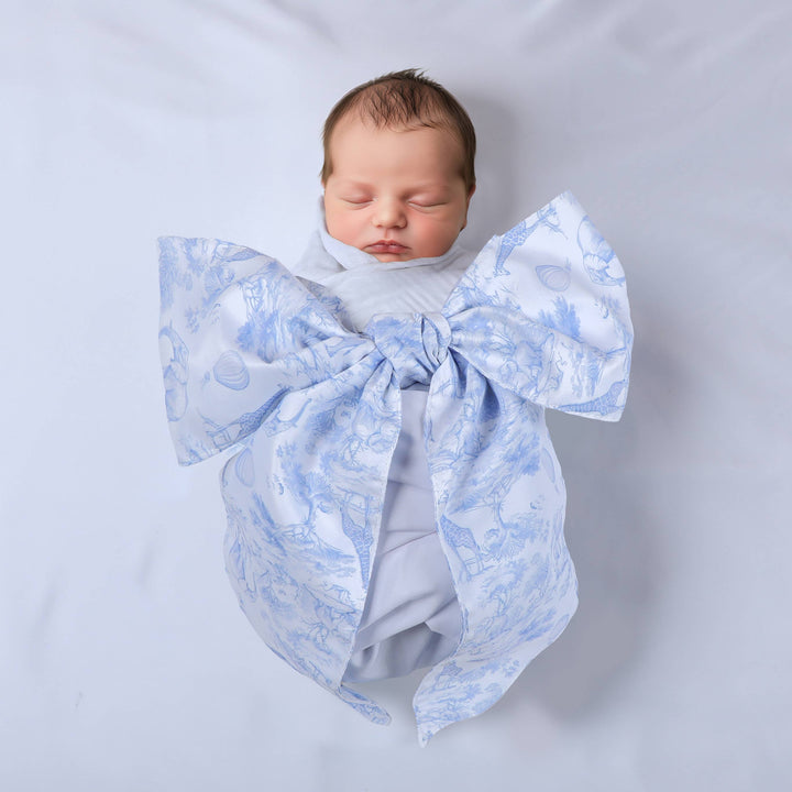 Newborn Swaddle Sash - Safari