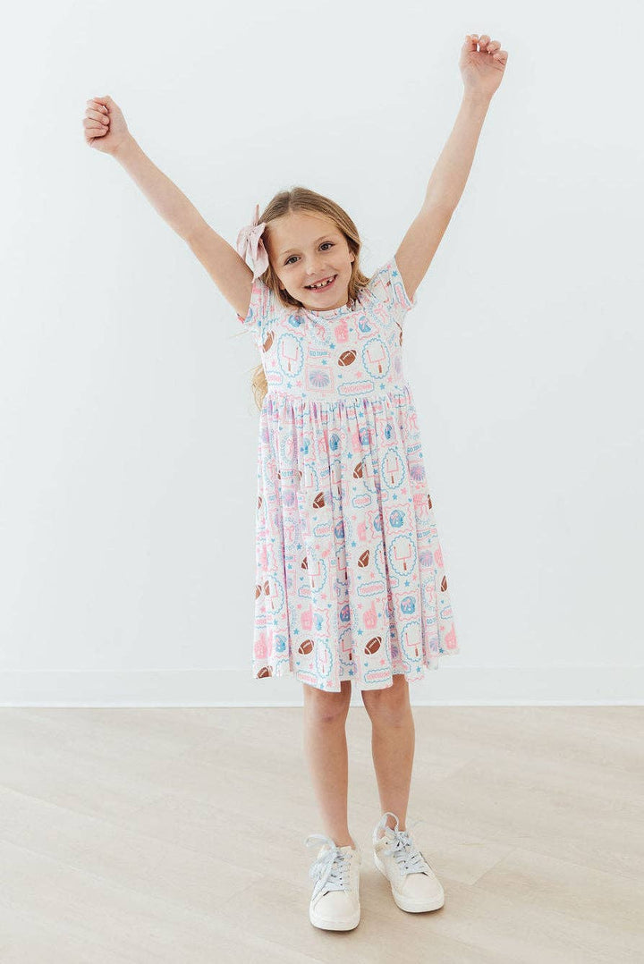 Game Day Pocket Twirl Dress