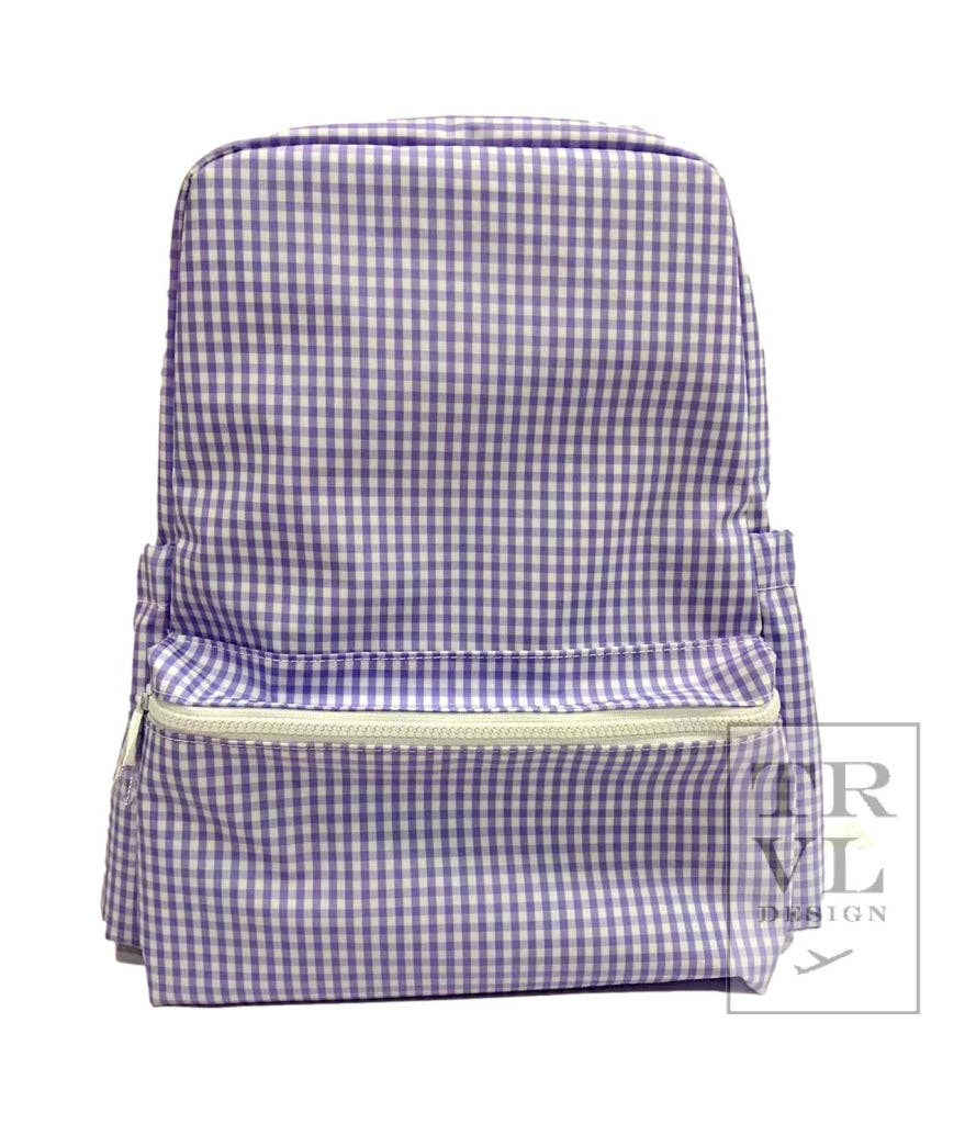 Backpack Gingham Lilac