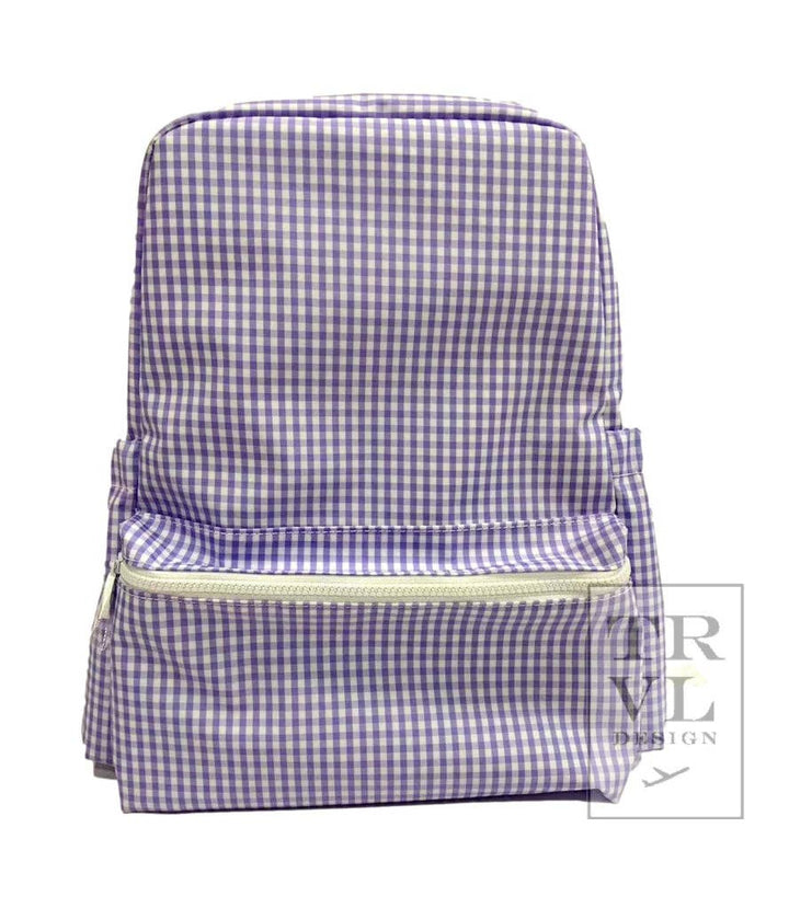 Backpack Gingham Lilac