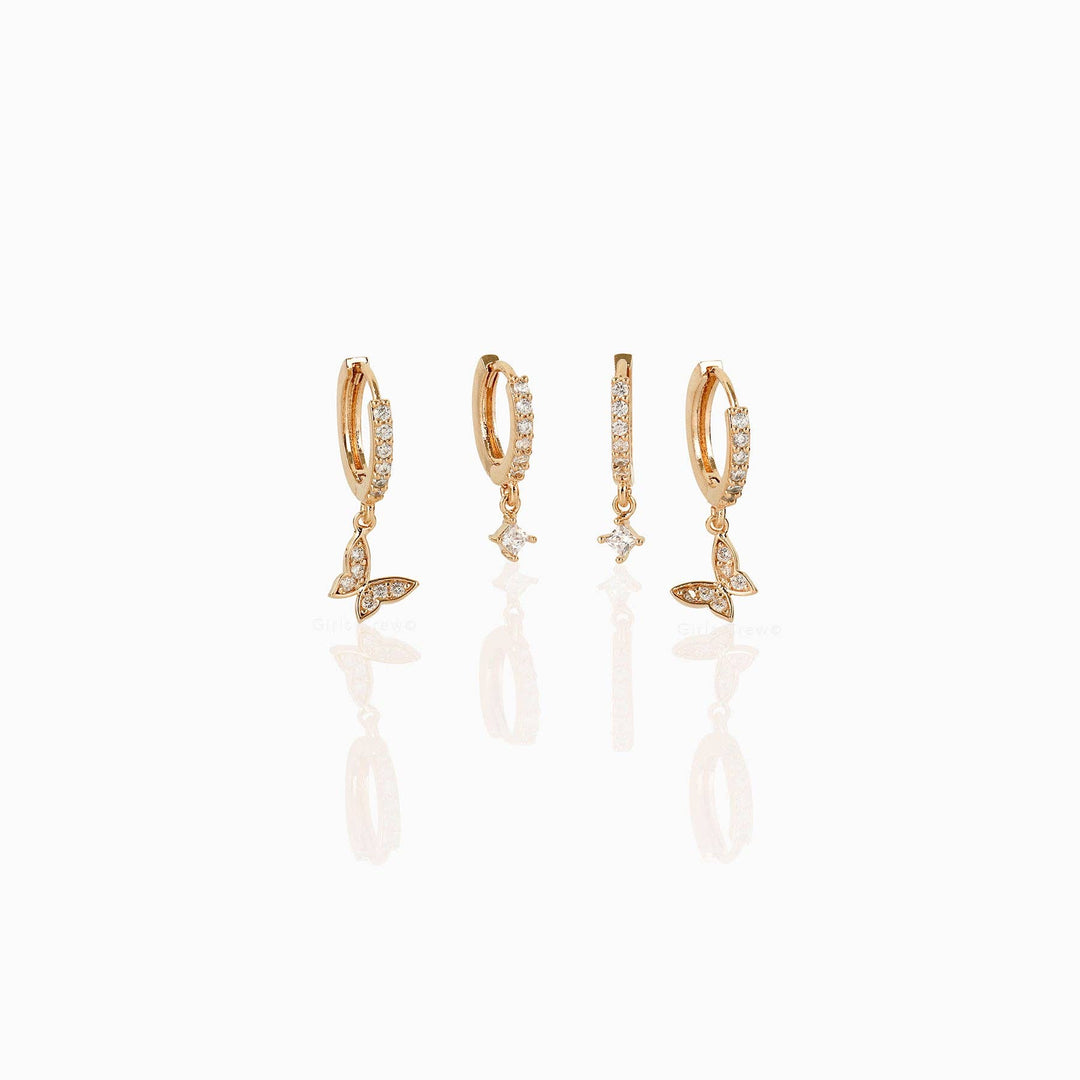 Fly With Me Hoops: Gold