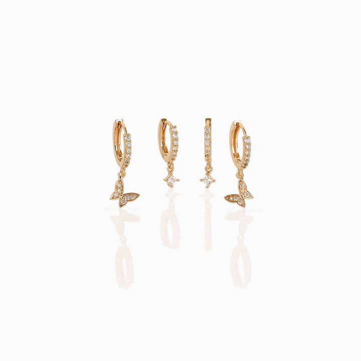 Fly With Me Hoops: Gold