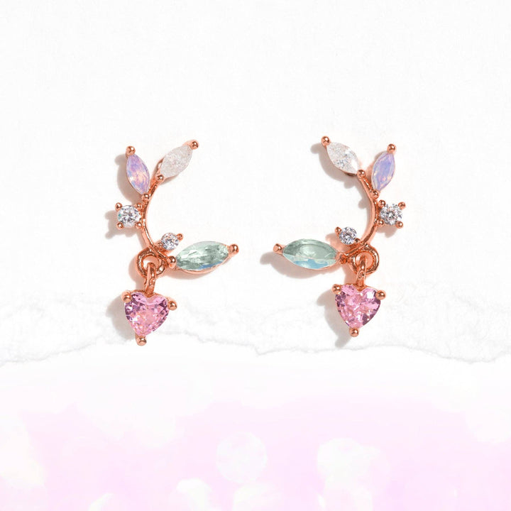 Love Blooms Earrings: Gold
