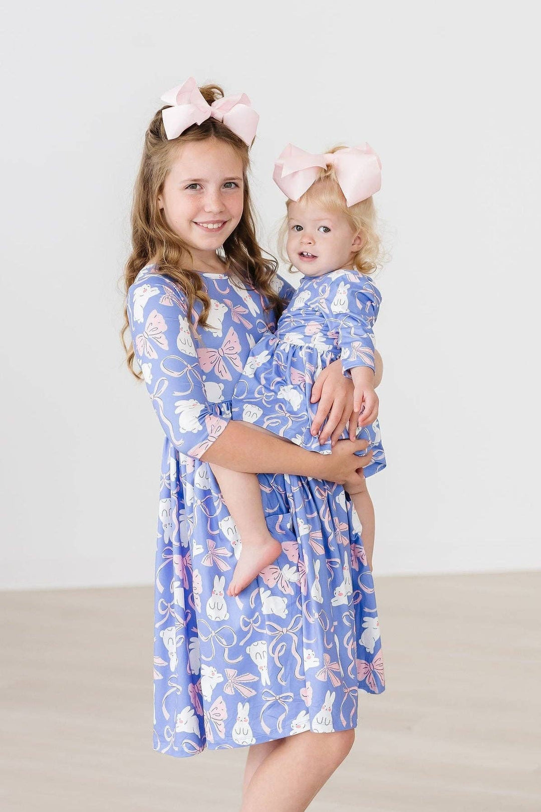 Hop, Skip & Twirl 3/4 Sleeve Pocket Twirl Dress