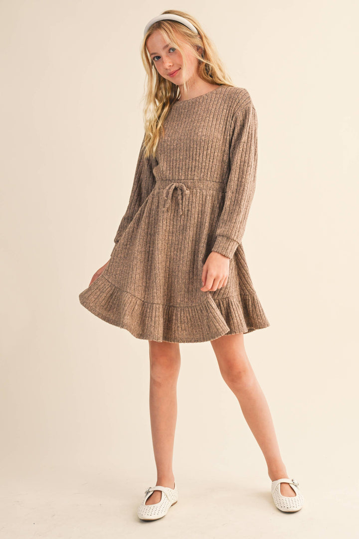 HACCI LONG SLEEVE DRESS