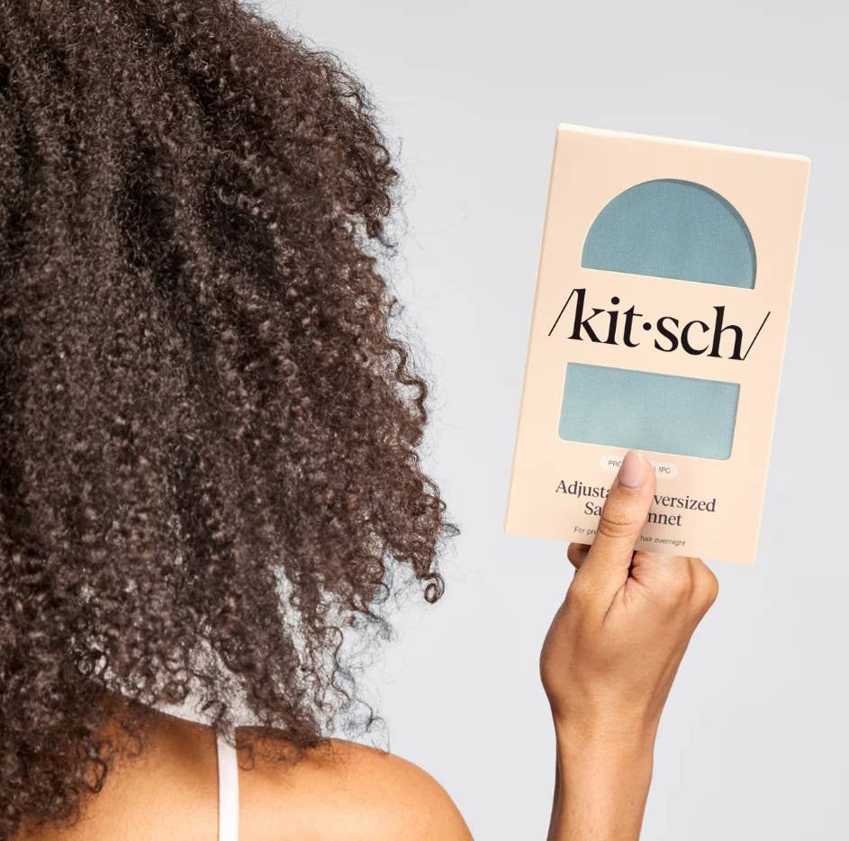 Adjustable Oversized Satin Bonnet