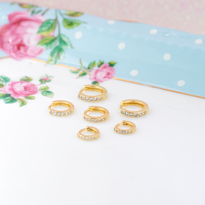 Walk of Fame Hoop Set: Rose Gold