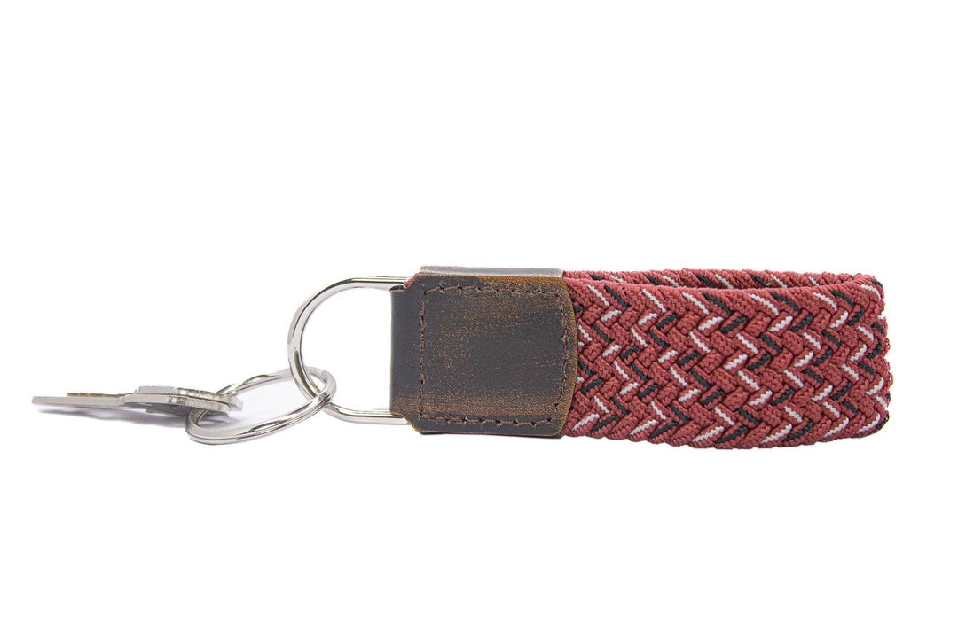 Braided Stretch Woven Carolina keychain