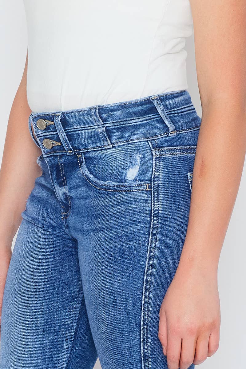 REESIE SLIM HIGH RISE ANKLE SKINNY JEANS