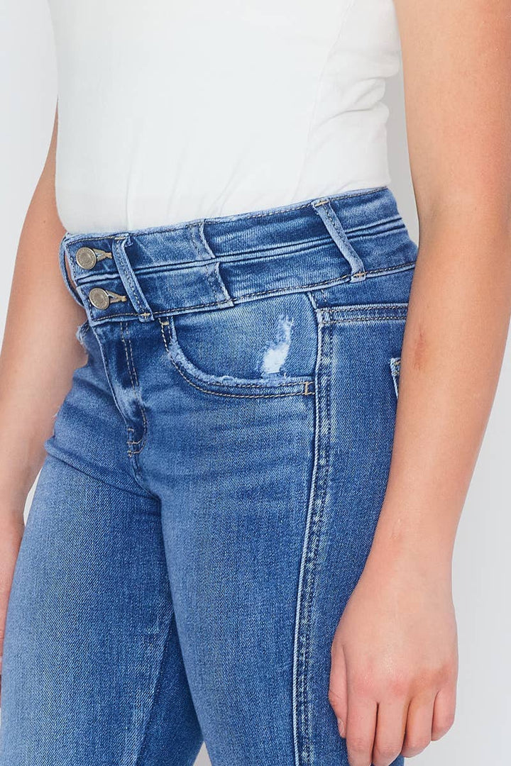 REESIE SLIM HIGH RISE ANKLE SKINNY JEANS
