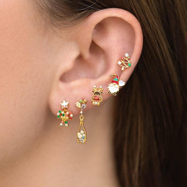 North Pole Stud Set: Gold
