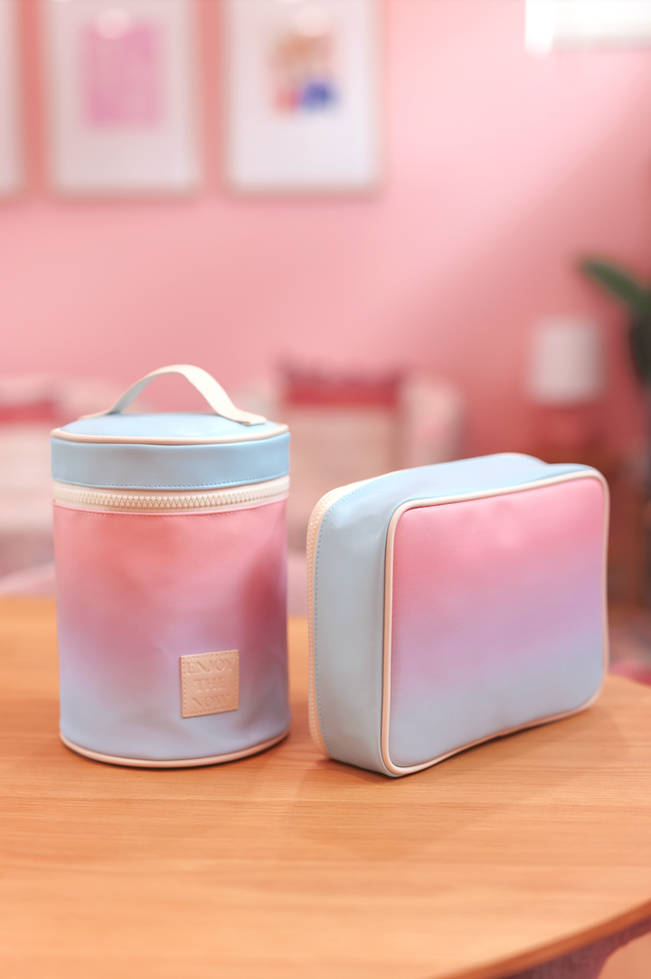 Barrel Organizer- Enjoy The Now Gradient (Blue/Purple/Coral)