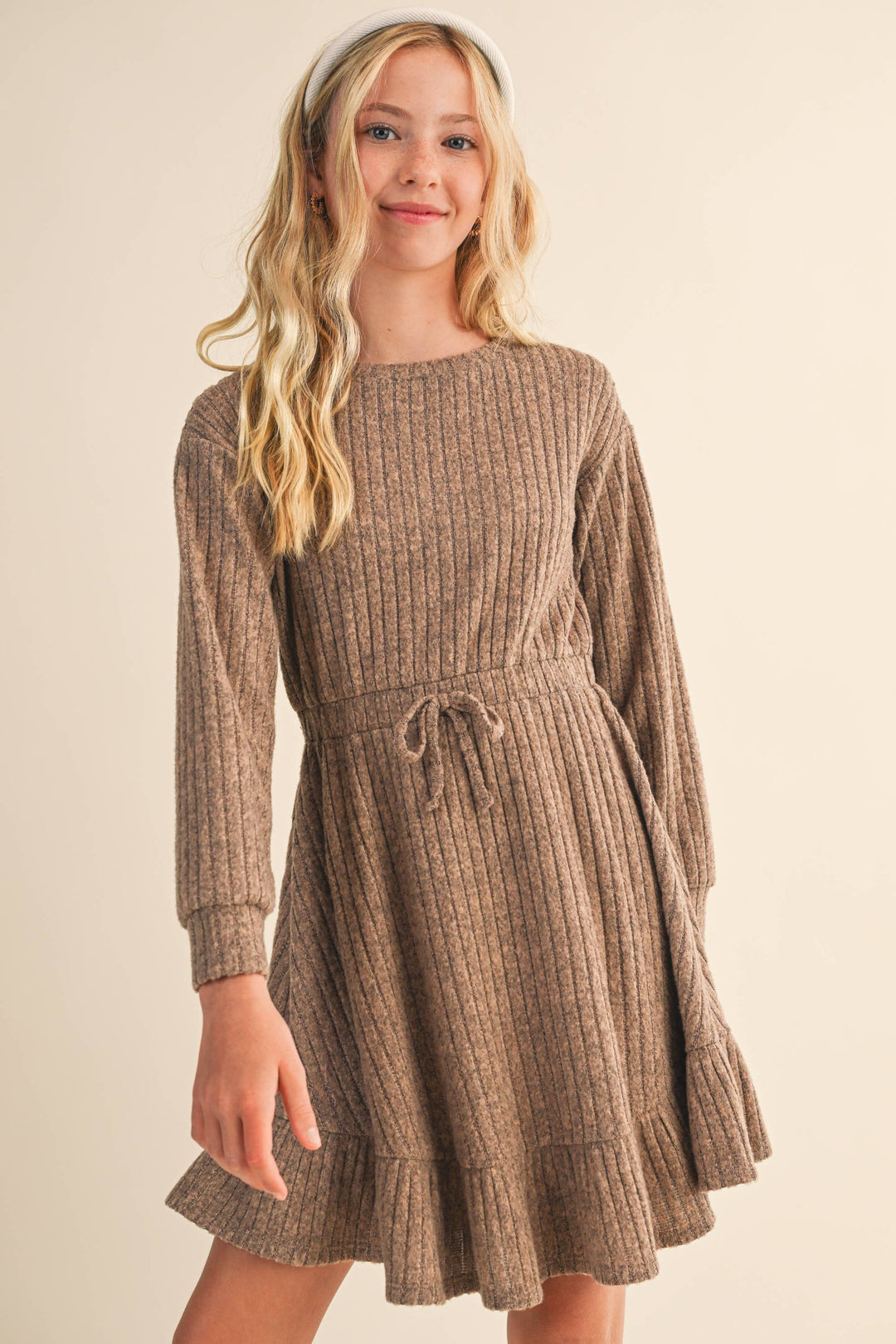 HACCI LONG SLEEVE DRESS
