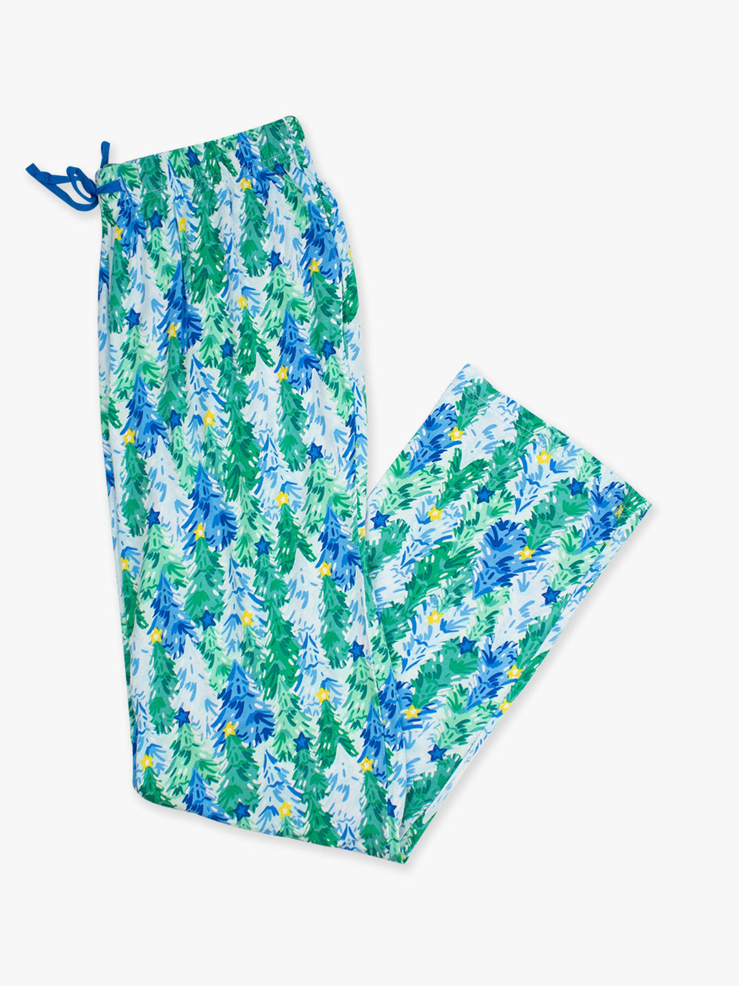 Adult Bamboo Viscose Blue Jolly Grove Pajama Pants
