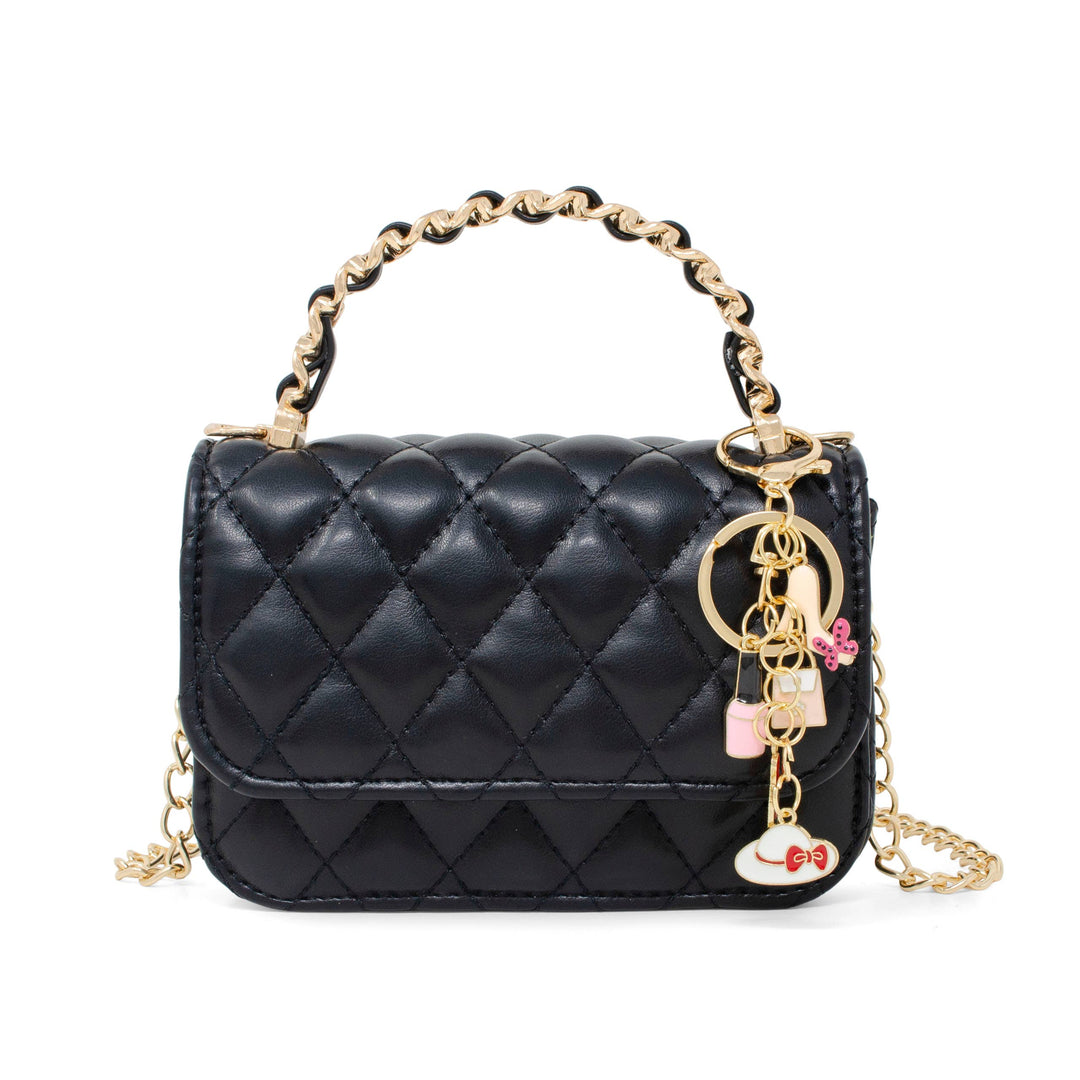 Link Chain Top Handle Handbag