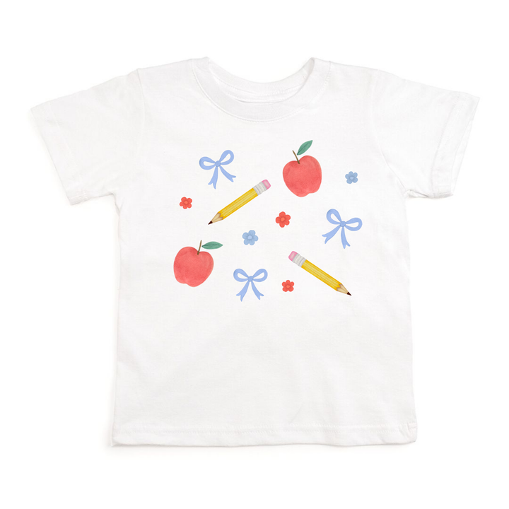 Ditsy Floral Back To School Short Sleeve T-Shirt - Kids