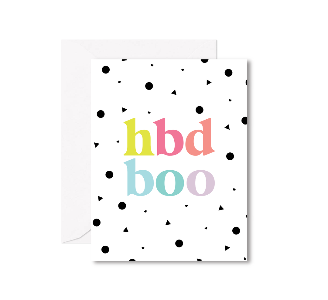 HBD Boo Greeting Card