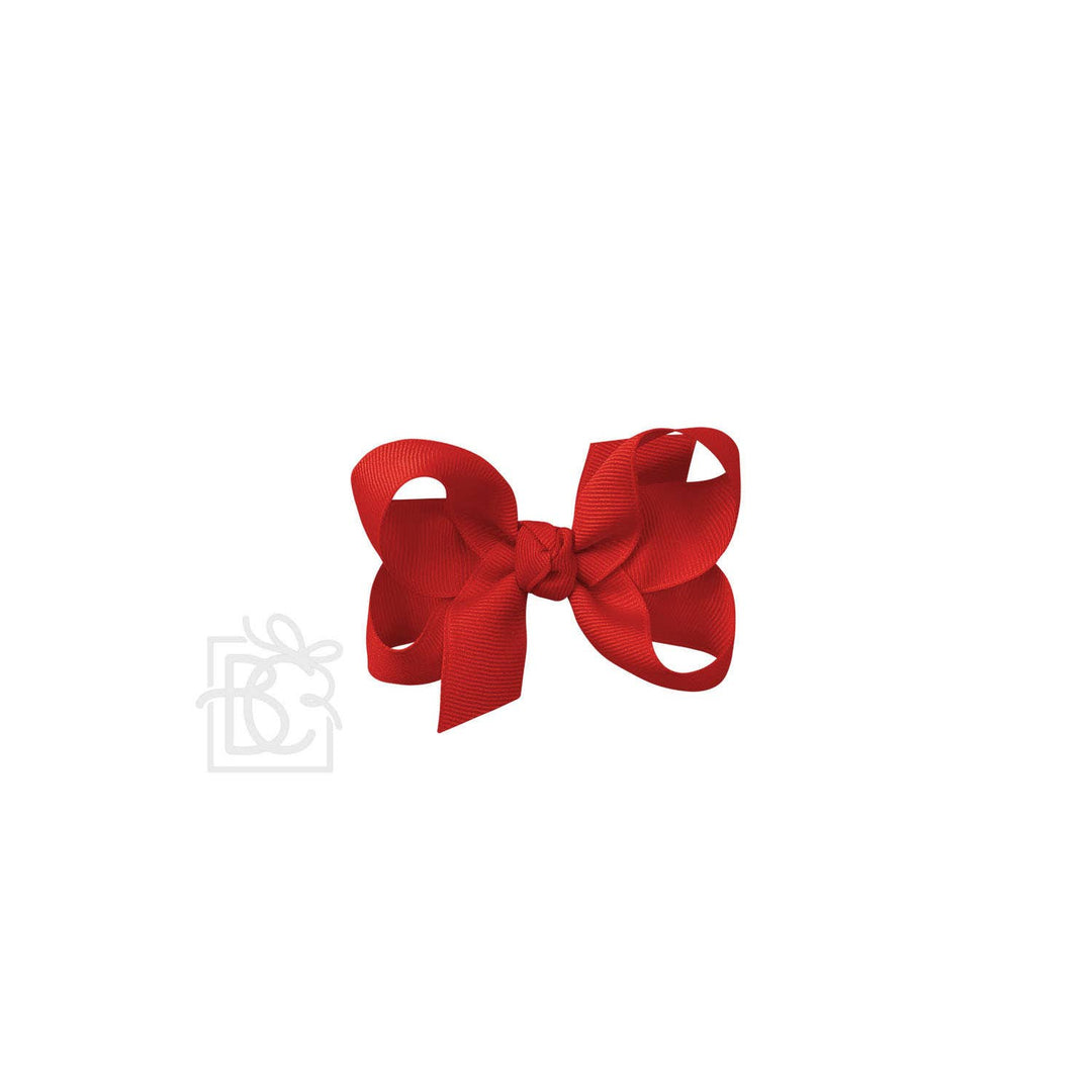 SIGNATURE GROSGRAIN BOW ON CLIP Red