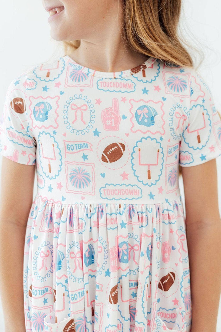 Game Day Pocket Twirl Dress