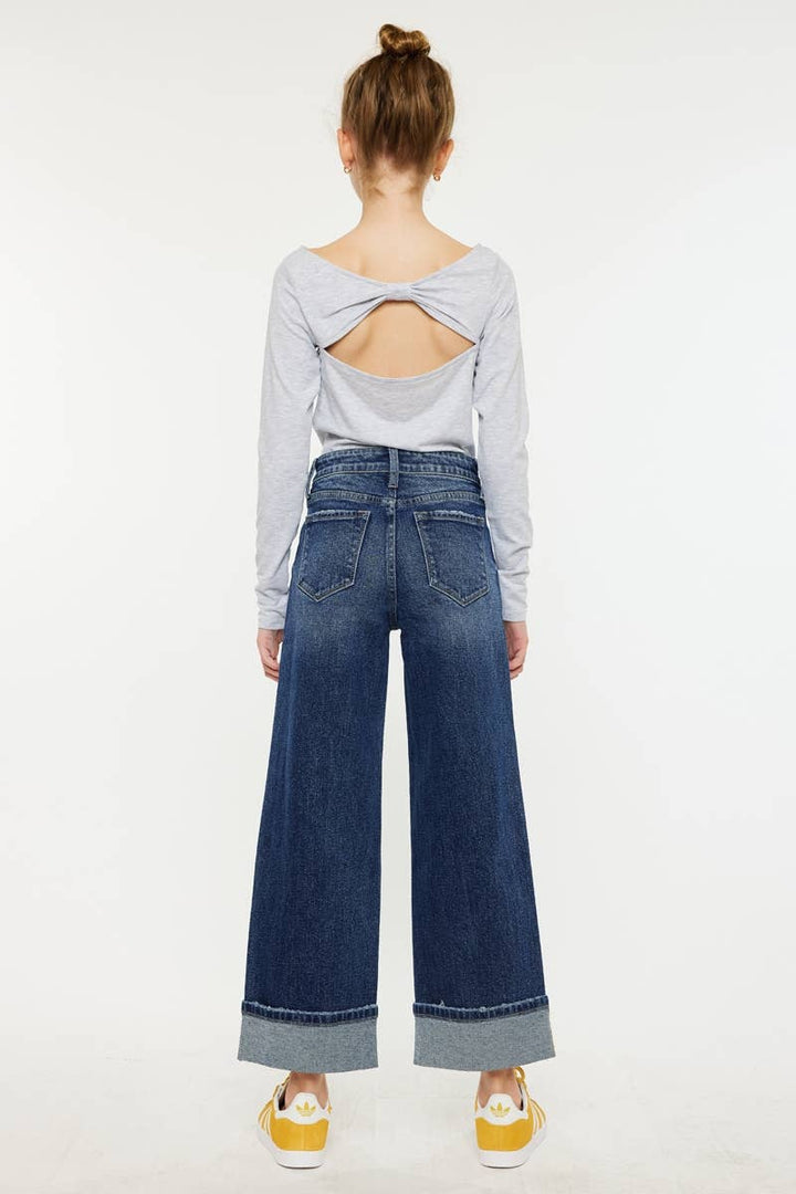 Dark Wash Cuffed