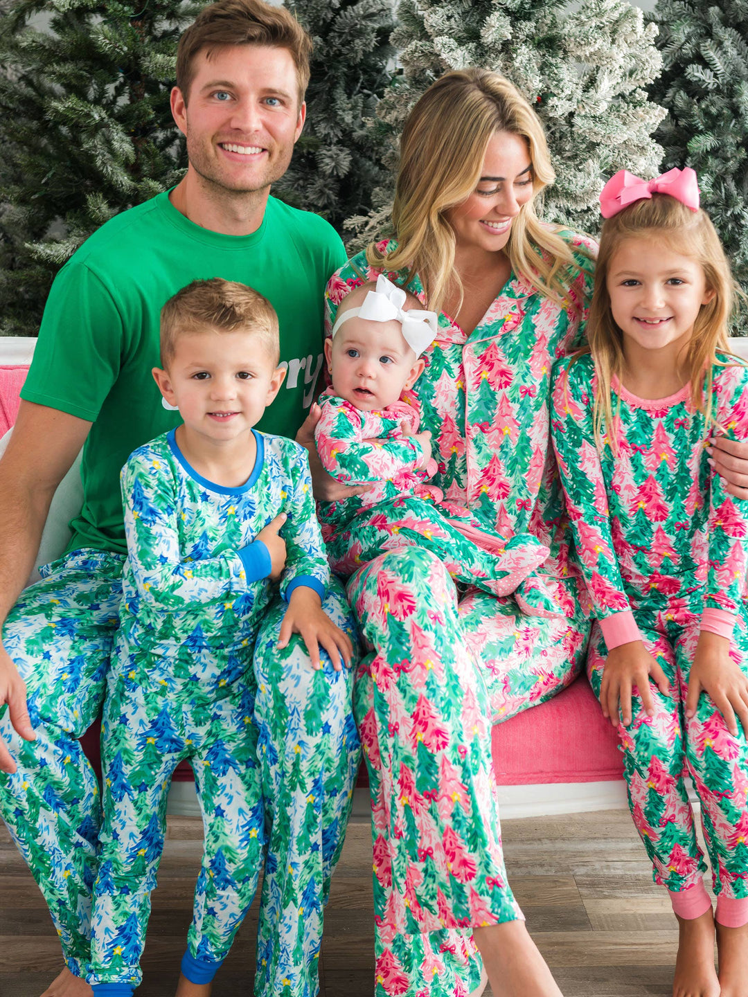 Adult Bamboo Viscose Blue Jolly Grove Pajama Pants