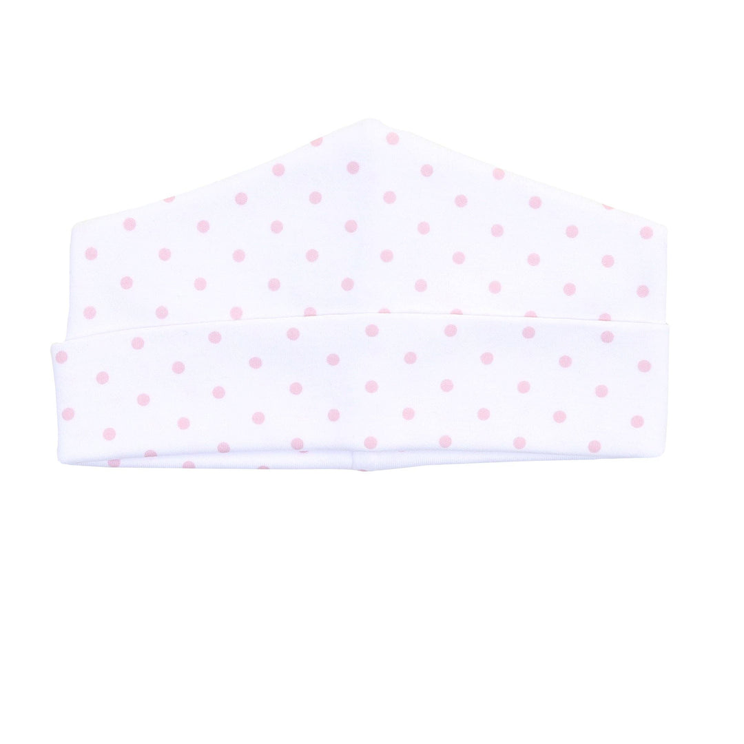 Pink Polka Dot Hat