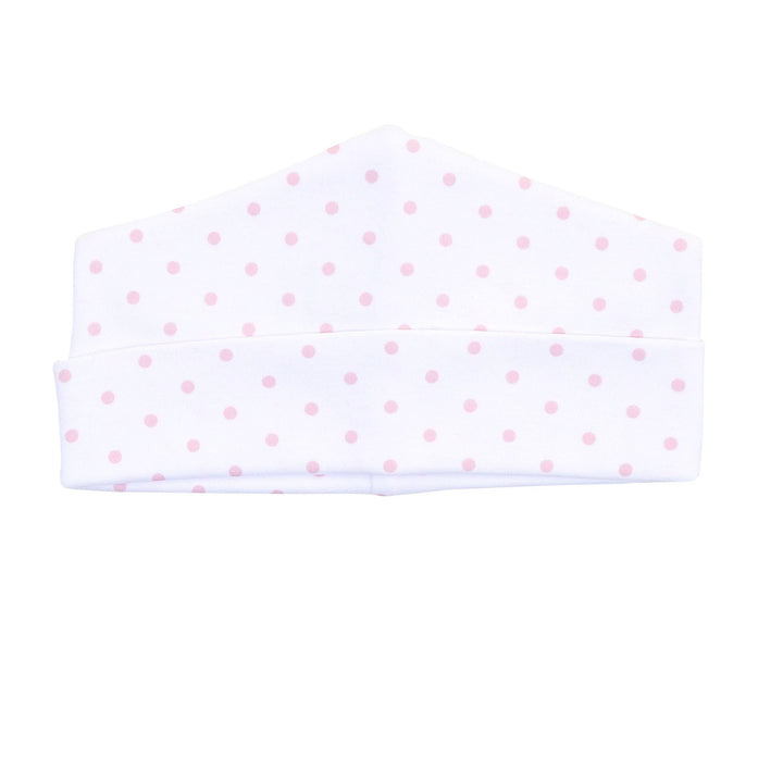 Pink Polka Dot Hat