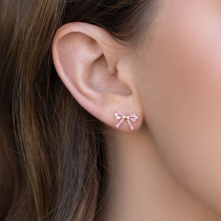 Chassé Bow Studs: Gold