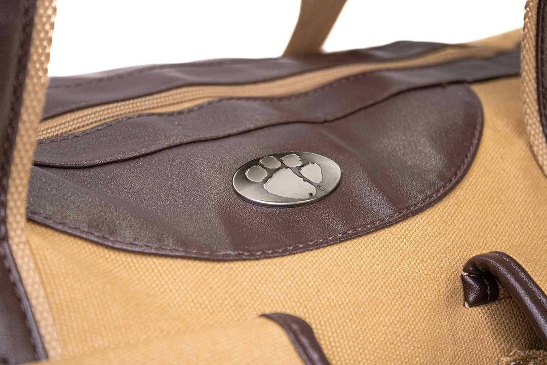 Clemson Tigers Canvas Weekender Bag
