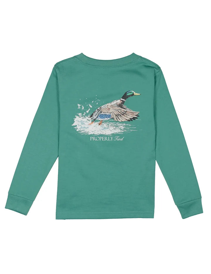Boys Lift Off LS Teal