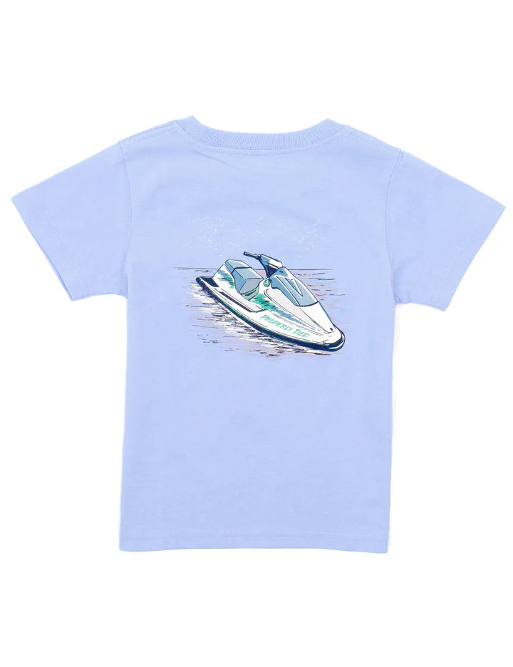 LD Boys Jet Ski Light Blue SS Tee