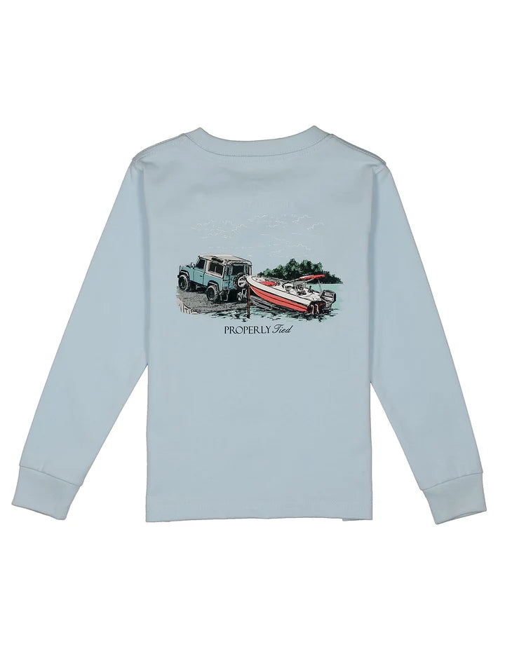 Boys Launch LS Periwinkle