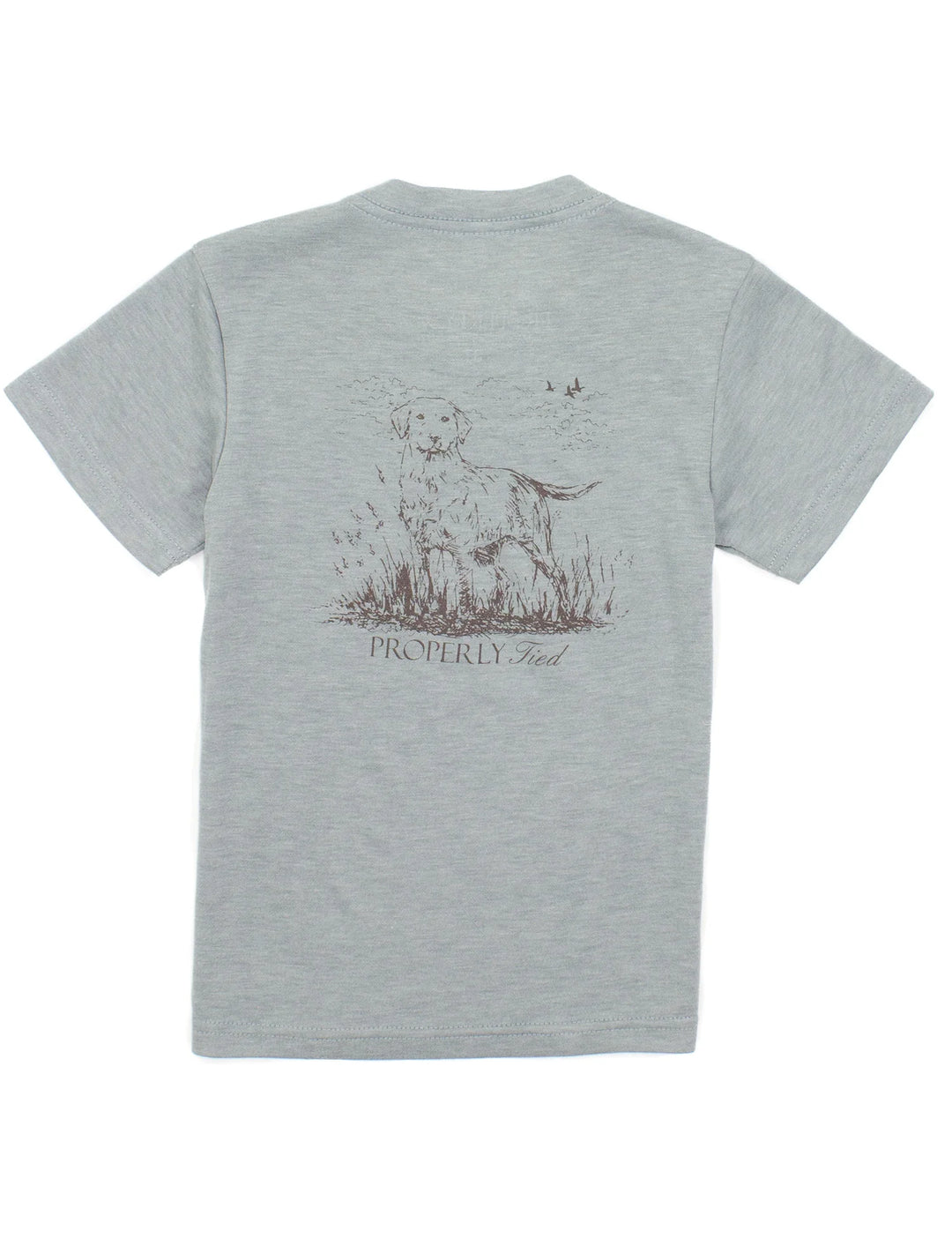 Portland Pocket Tee Labrador- Moss Grey