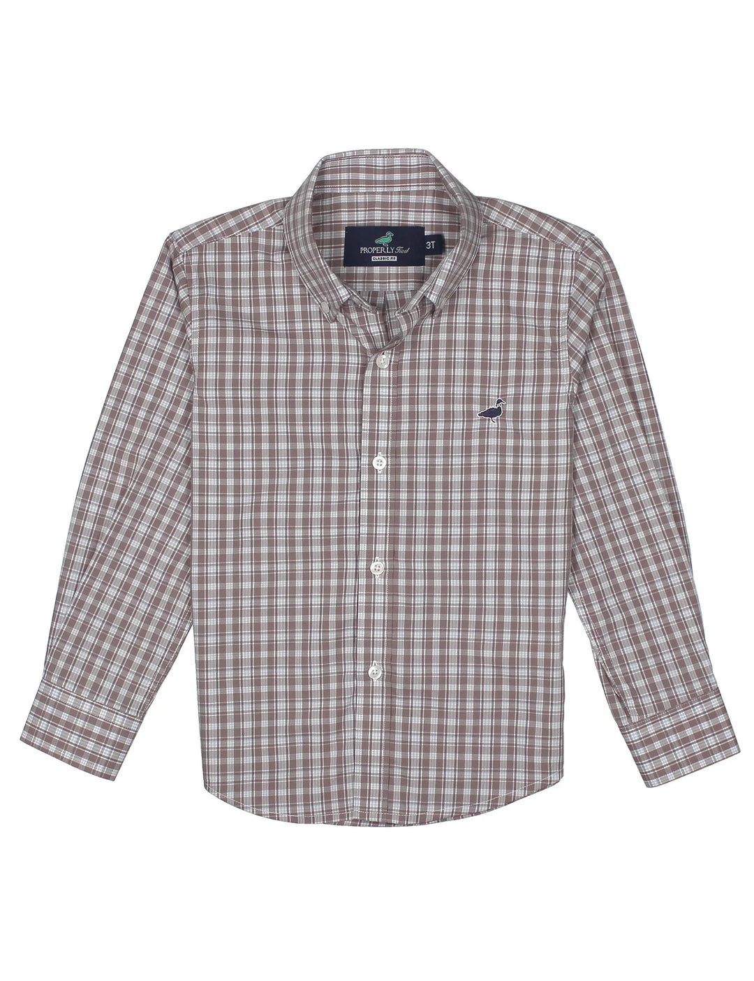 Boys Seasonal Sportshirt Cobblestone