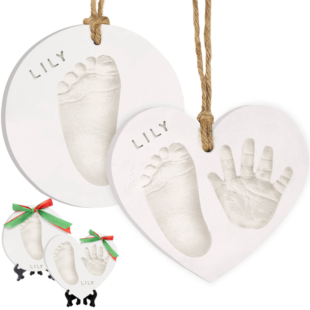 KeaBabies ADORE Baby Handprint Keepsake Ornament (Glaze)