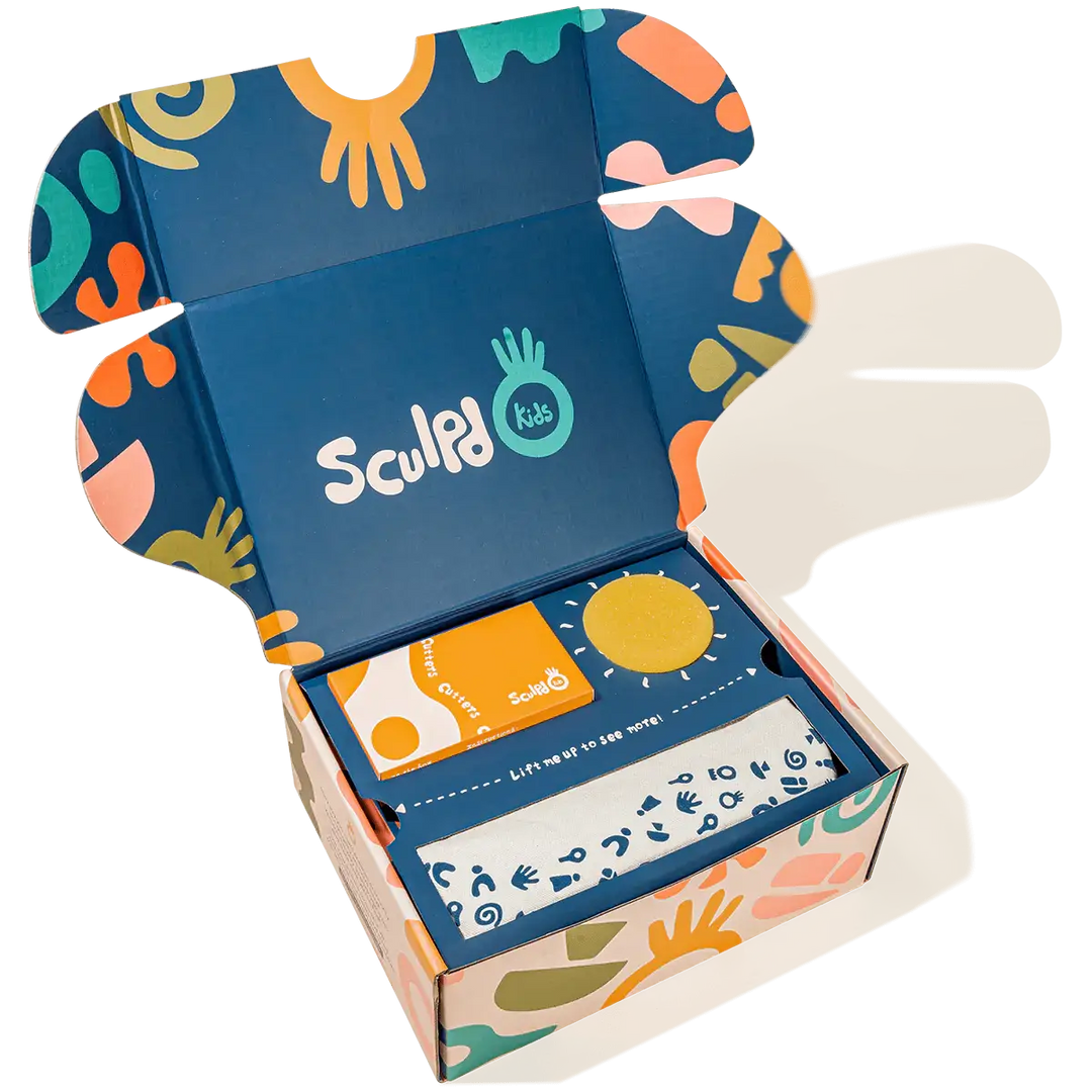 Sculpd Kids Home Pottery Craft Kit: 4-7