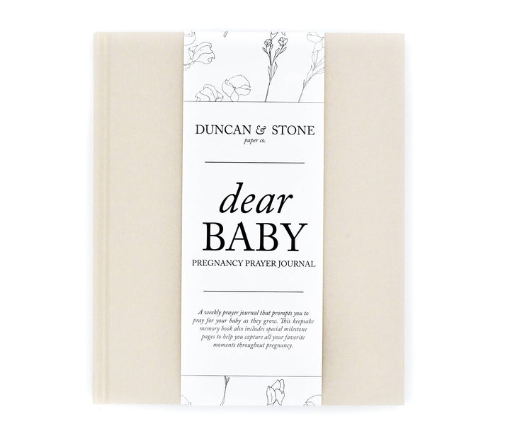 Pregnancy Prayer Journal & Memory Book for Moms - Ivory