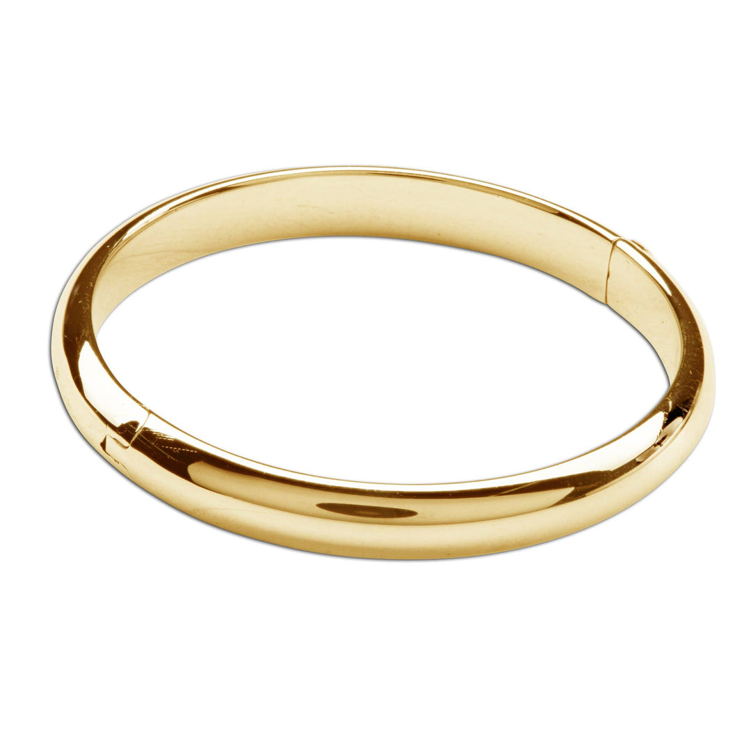 Gold Classic Bangle for Kids: Large 6-12 Years