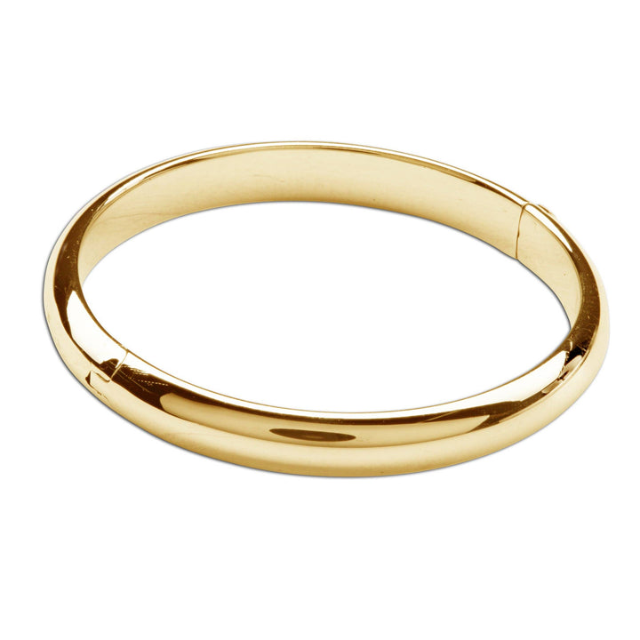Gold Classic Bangle for Kids: Large 6-12 Years
