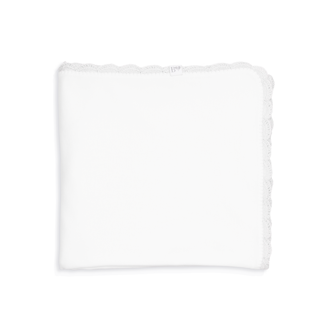 Pima Baby Blanket White