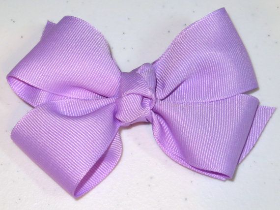 HB MEDIUM GROSGRAIN HAIR BOW 4-4.5IN