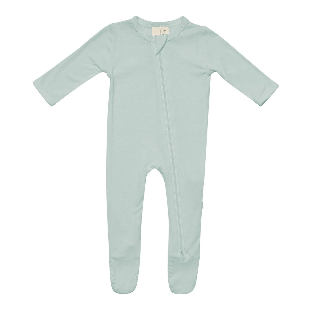 Zippered Footie-Sage
