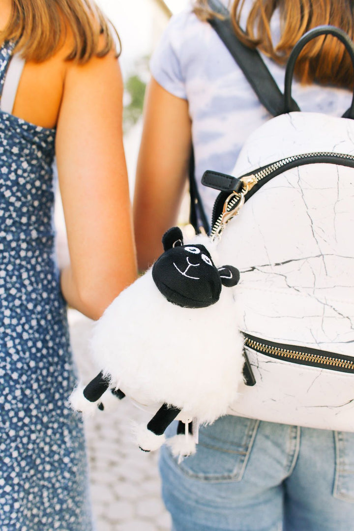 Itty Bitty Arlo Sheep Keychain Boo Boo Ball